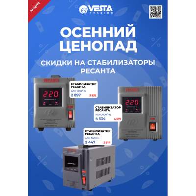 Акция на стабилизаторы РЕСАНТА в Москве