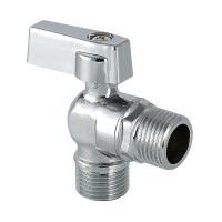 Кран шаровой угловой для подкл. с/т приборов 1/2"х3/4"