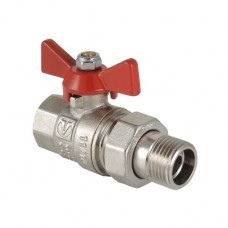 Кран шаровой BASE с полусгоном 1 1/4" вн.-нар.