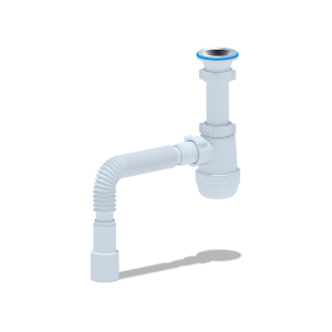 Сифон Ани Грот 1.1/2"х40 с гибкой трубой 40х40/50