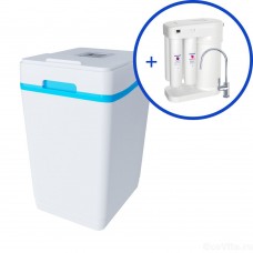 Фильтр для умягчения воды Аквафор WS 800-K/0.35 + Морион DWM-101SN