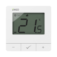 Умный терморегулятор ZigBee/868 МГц, 2хАА, белый ENGO