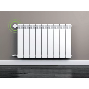 Беспроводной термостат. радиатор. клапан, M30x1,5 с адаптером RA, с бат. питан., белый 868 МГц ENGO