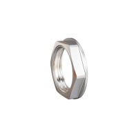 Контргайка DN32 (1 1/4") латунь никель