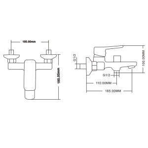 Смеситель ванна MELODIA Etude картридж д.35мм короткий излив