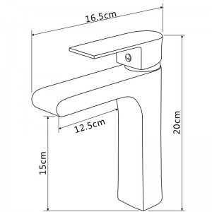 Смеситель умывальник MELODIA Waltz картридж 35мм низкий поворотн.аэратор, хром