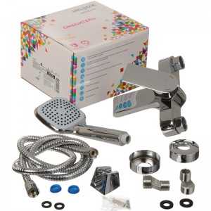 Смеситель ванна MELODIA Waltz картридж д.35мм короткий излив поворотн.аэратор, хром