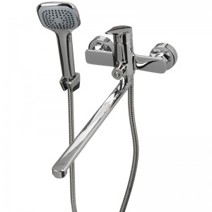 Смеситель ванна MELODIA Waltz картридж 35мм длинный излив 350мм поворотн.аэратор, хром