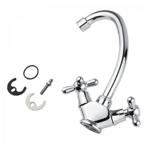 Смеситель кухня MELODIA Cross керамика