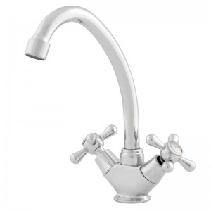 Смеситель кухня MELODIA Cross керамика