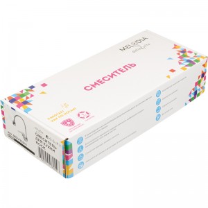 Смеситель кухня MELODIA Rock картридж 35мм гибкий излив хром