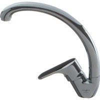 Смеситель кухня MELODIA Rock картридж 35мм утка, поворотный аэратор