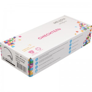 Смеситель кухня MELODIA Rock картридж 35мм утка, поворотный аэратор