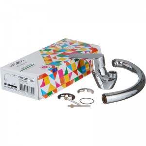 Смеситель кухня MELODIA Rock картридж 35мм утка, поворотный аэратор