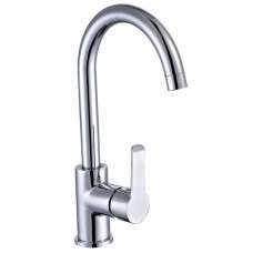 Смеситель кухня MELODIA Metallica картридж д.35мм высокий R-излив