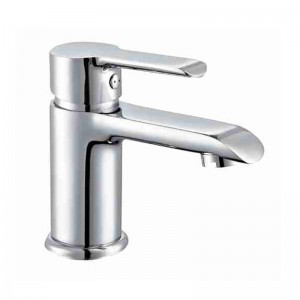 Смеситель умывальник MELODIA Metallica картридж 35мм низкий хром