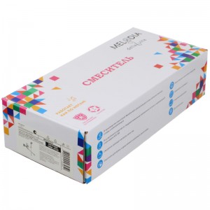 Смеситель ванна MELODIA Metallica картридж 35мм длинный излив 350мм хром