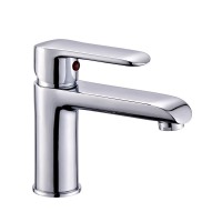 Смеситель умывальник MELODIA Heavy Metal картридж 35мм низкий хром