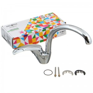 Смеситель кухня MELODIA Achille картридж 40мм высокий