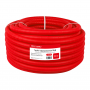 Кожух гофрированный ПНД РОСТерм 25 мм красный (под 16 трубу) 100 м