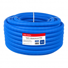 Кожух гофрированный ПНД РОСТерм 32мм синий  (под 20 трубу) 100 м