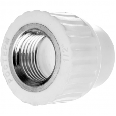 Муфта комбинированная ВР 20-1/2" (белый) РОСТерм