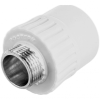 Муфта комбинированная НР 32-3/4" (белый) РОСТерм