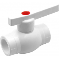 Кран шаровой, 32мм (белый) РОСТерм