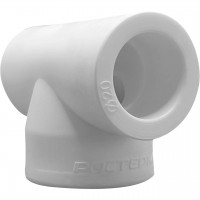 Тройник переходной 90&deg; 20-25-20 (белый) РОСТерм
