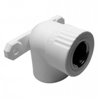 Уголок с настенным креплением ВР 25-1/2" (белый) РОСТерм