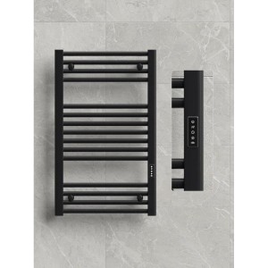 Полотенцесушитель электрический "RIFAR D-LINE" DL-080-50-BM, цвет "Чёрный янтарь", мощность 160 Вт