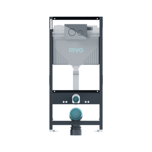 Комплект инсталляции для унитаза RIVO Set A с панелью смыва RIVO Touch Neo Хром глянцевый
