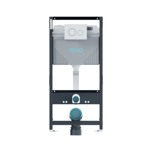 Комплект инсталляции для унитаза RIVO Set A с панелью смыва RIVO Touch Neo Белый глянцевый