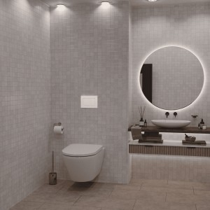Комплект инсталляции для унитаза RIVO Set A с панелью смыва RIVO Touch Line Белый глянцевый