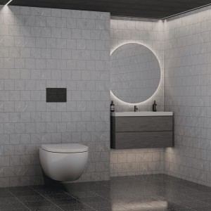 Панель смыва RIVO Touch lux Черный глянцевый