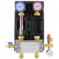 Насосная группа с теплообменником 18 пластин, без насоса в теплоизоляции ROMMER Насосная группа с теплообменником 18 пластин, без насоса в теплоизоляции ROMMER