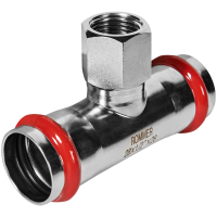 Тройник-переходник Rommer ВПр-ВР, 28х1/2, из нержавеющей стали прессовой Тройник-переходник Rommer ВПр-ВР, 28х1/2, из нержавеющей стали прессовой