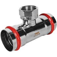 Тройник-переходник Rommer ВПр-ВР, 54х1 1/4, из нержавеющей стали прессовой Тройник-переходник Rommer ВПр-ВР, 54х1 1/4, из нержавеющей стали прессовой