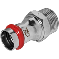 Переходник Rommer ВПр-НР, 22х1, из нержавеющей стали прессовой Переходник Rommer ВПр-НР, 22х1, из нержавеющей стали прессовой