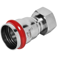 Переходник с накидной гайкой Rommer ВПр-ВР, 35х1, из нержавеющей стали прессовой