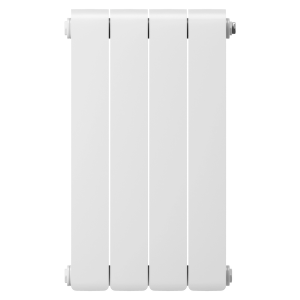 Дизайн-радиатор бимет. Royal Thermo Eclipse 500 x 90 Белый - 4 секц.