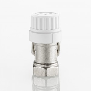 Клапан радиаторный угловой с преднастройкой 1/2 " Клапан радиаторный угловой с преднастройкой 1/2 "