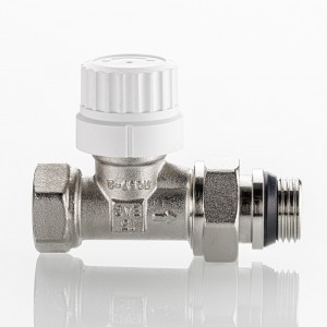 Клапан радиаторный прямой с преднастройкой 1/2 " Клапан радиаторный прямой с преднастройкой 1/2 "