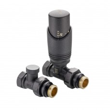 Комплект терморегулирующего оборудования для радиатора прямой 1/2 ", серый Комплект терморегулирующего оборудования для радиатора прямой 1/2 ", серый