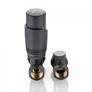 Комплект терморегулирующего оборудования для радиатора прямой 1/2 ", серый Комплект терморегулирующего оборудования для радиатора прямой 1/2 ", серый