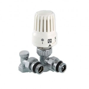 Комплект терморег-го оборуд-я д/рад., угловой 1/2" (термост-ая головка, термостат-й клапан, запорный Комплект терморег-го оборуд-я д/рад., угловой 1/2" (термост-ая головка, термостат-й клапан, запорный