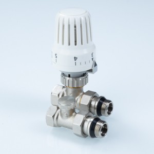 Комплект терморег-го оборуд-я д/рад., прямой 1/2" (термост-ая головка, термостат-й клапан, запорный Комплект терморег-го оборуд-я д/рад., прямой 1/2" (термост-ая головка, термостат-й клапан, запорный