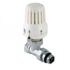 Клапан с термостатической головкой для рад. прямой 1/2" Клапан с термостатической головкой для рад. прямой 1/2"