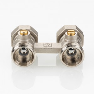 Узел для нижнего подключения радиатора (без адаптеров) 3/4" Евроконус