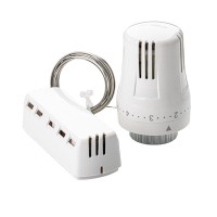 Термостатическая головка с выносным настенным датчиком 6-28*С Термостатическая головка с выносным настенным датчиком 6-28*С